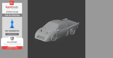 Audi Sport Quattro RS 002 - Scale Vehicle STL