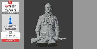 Ronald Speirs WWII Soldier - Historical Warrior STL