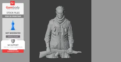 Ronald Speirs WWII Soldier - Historical Warrior STL