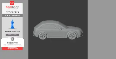 Audi TT - Scale Vehicle STL