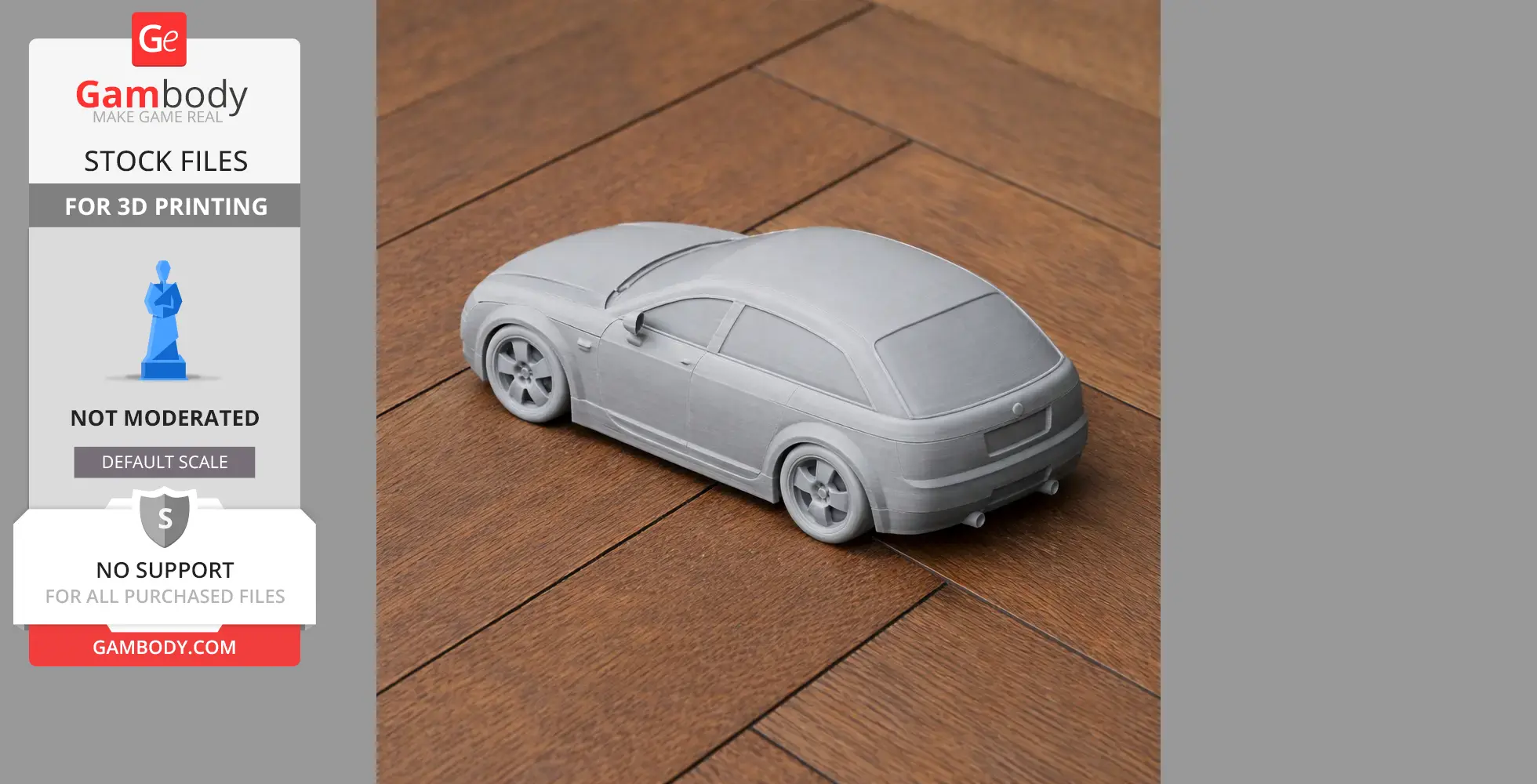 Audi TT - Scale Vehicle STL