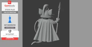 Tom Cat Leonidas Ring Figure - Mashup Figure STL