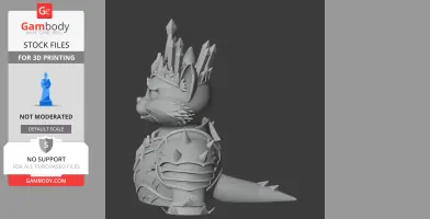 Tom Cat Lich King Ring Figure - Mashup Figure STL
