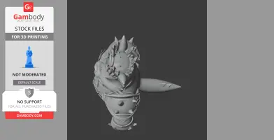 Tom Cat Lich King Ring Figure - Mashup Figure STL