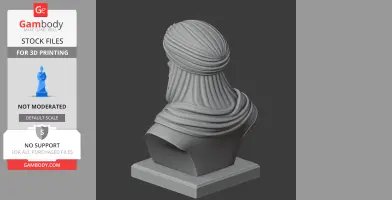 Saladin Bust - Historical Warrior STL