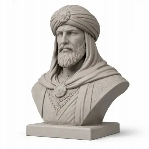 Saladin Bust - Historical Warrior STL