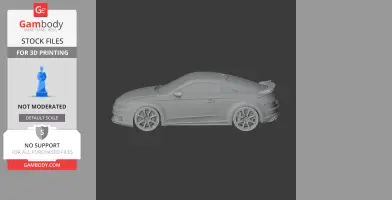 Audi TT RS - Scale Vehicle STL