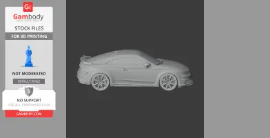 Audi TT RS - Scale Vehicle STL