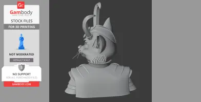 Tom Cat Loki Ring Figure - Mashup Figure STL