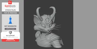 Tom Cat Loki Ring Figure - Mashup Figure STL