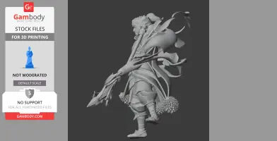Sanada Yukimura Samurai Classic - Historical Warrior STL