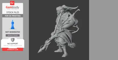 Sanada Yukimura Samurai Classic - Historical Warrior STL