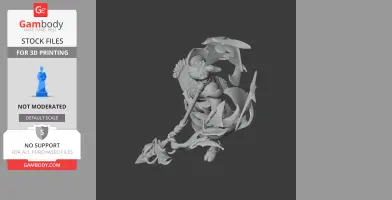 Sanada Yukimura Samurai Classic - Historical Warrior STL