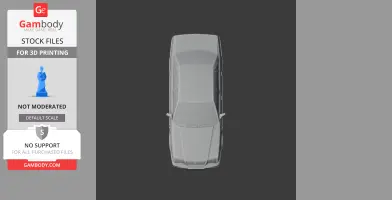 Audi V8 - Scale Vehicle STL