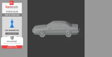 Audi V8 - Scale Vehicle STL