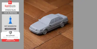 Audi V8 - Scale Vehicle STL