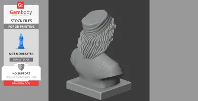 Sandro Botticelli Bust - Historical Warrior STL