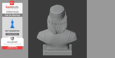 Sandro Botticelli Bust - Historical Warrior STL
