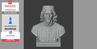 Sandro Botticelli Bust - Historical Warrior STL