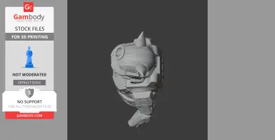 Tom Cat Master Chief Ring Figure - Mashup Figure STL