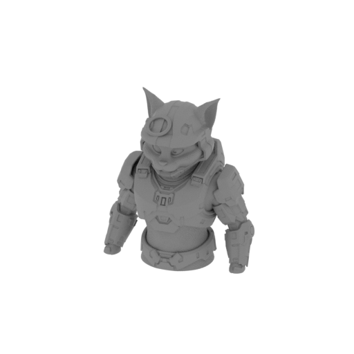Tom Cat Master Chief Ring Figure.stl