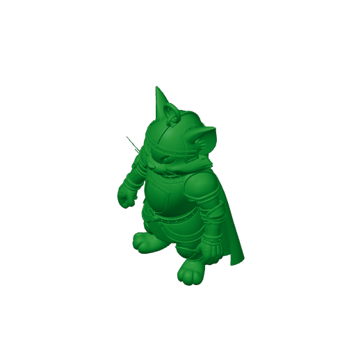 Tom Cat Medieval Knight Ring Figure.3mf