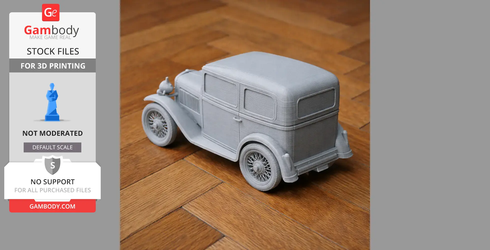 Austin 7 - Scale Vehicle STL