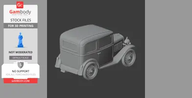 Austin 7 - Scale Vehicle STL