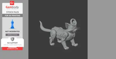Tom Cat Megatron Ring Figure - Mashup Figure STL