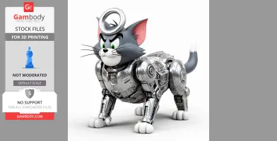 Tom Cat Megatron Ring Figure - Mashup Figure STL