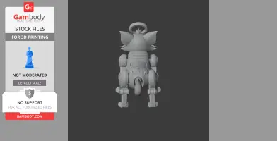 Tom Cat Megatron Ring Figure - Mashup Figure STL