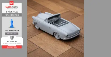 Austin A40 Sports - Scale Vehicle STL