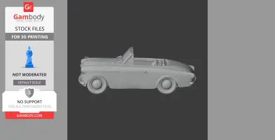 Austin A40 Sports - Scale Vehicle STL