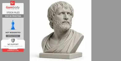 Seneca Bust - Historical Warrior STL