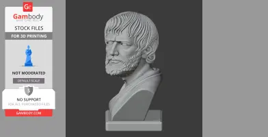 Seneca Bust - Historical Warrior STL