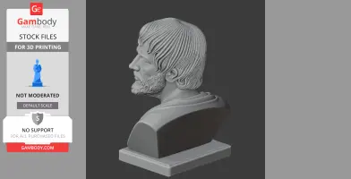Seneca Bust - Historical Warrior STL