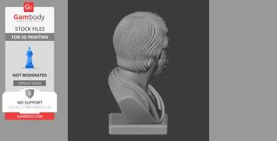 Seneca Bust - Historical Warrior STL