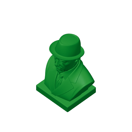 Sergei Rachmaninoff Bust.3mf