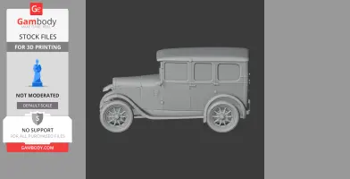 Austin Twenty - Scale Vehicle STL