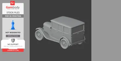 Austin Twenty - Scale Vehicle STL