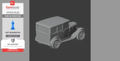 Austin Twenty - Scale Vehicle STL