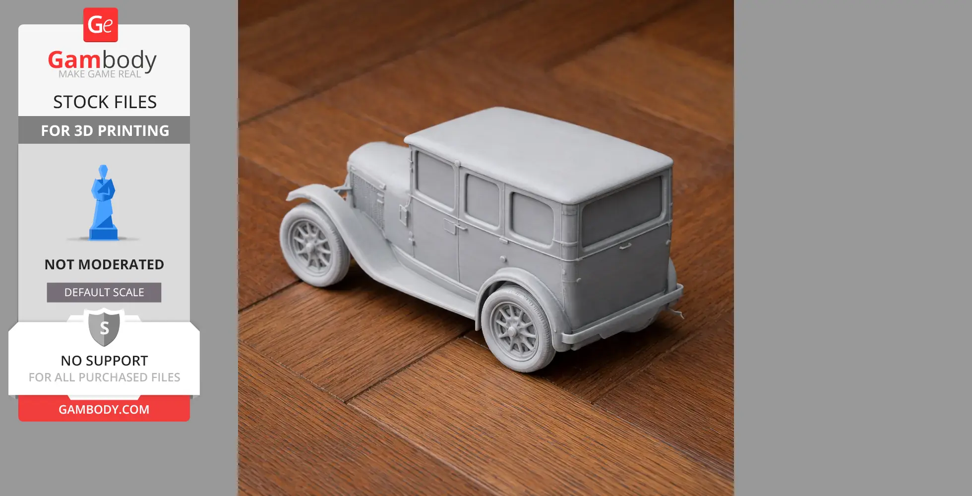 Austin Twenty - Scale Vehicle STL