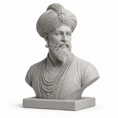 Shah Jahan Bust - Historical Warrior STL