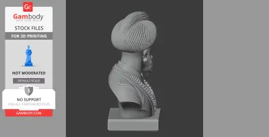 Shah Jahan Bust - Historical Warrior STL