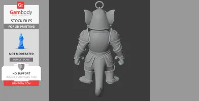 Tom Cat Paladin Ring Figure - Mashup Figure STL