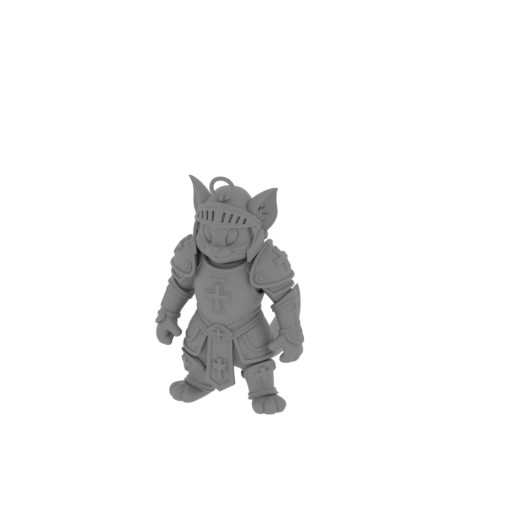 Tom Cat Paladin Ring Figure.stl