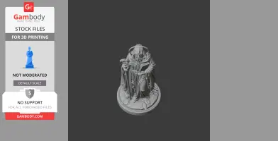 Saint Aaron of Aleth - Devotional Statue - STL 3D Print