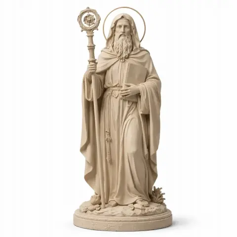 Saint Aaron of Aleth - Devotional Statue - STL 3D Print