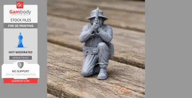 Sharpshooter Veteran Civil War - Historical Warrior STL