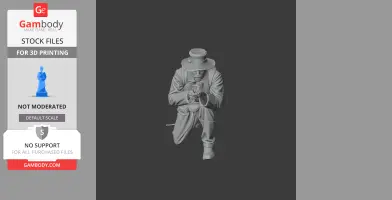 Sharpshooter Veteran Civil War - Historical Warrior STL